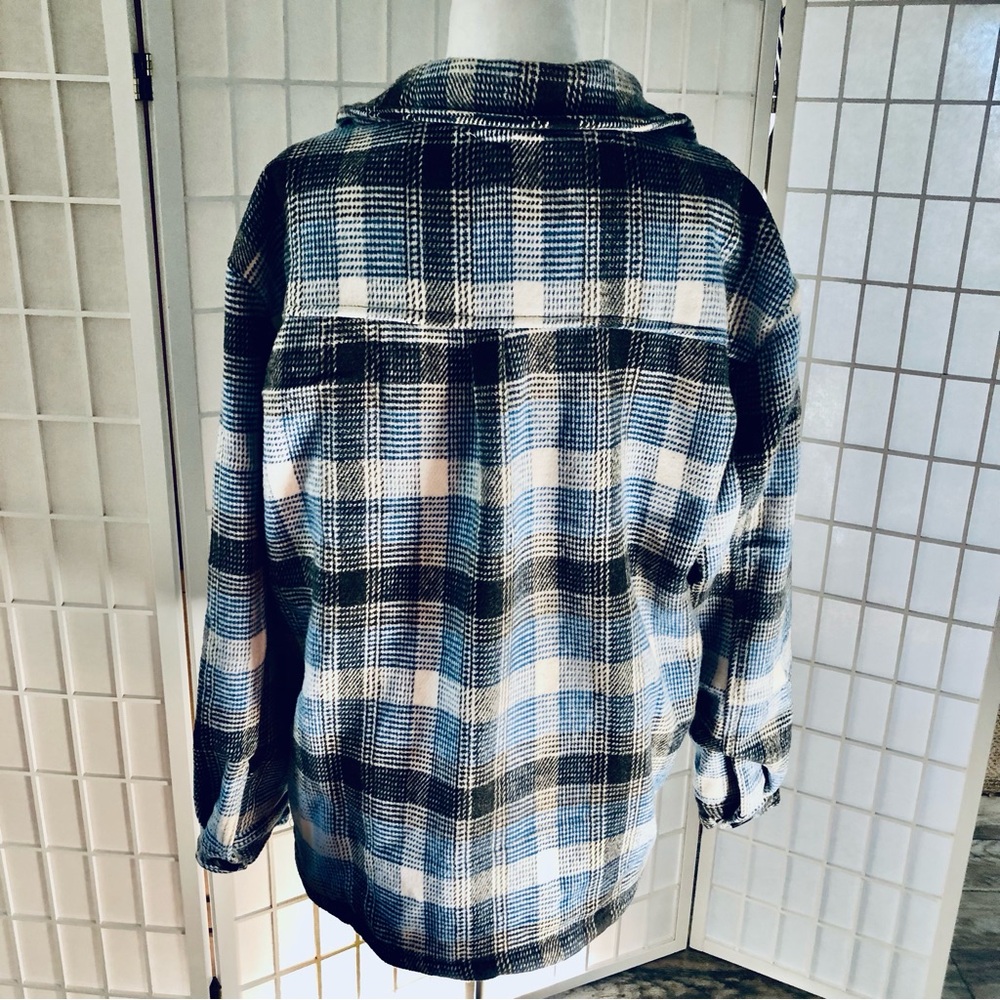 HURLEY women’s warm plaid jacket. Wilted lining. Sz XL NWT - Picture 3 of 12